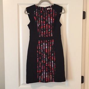 Black and floral dress